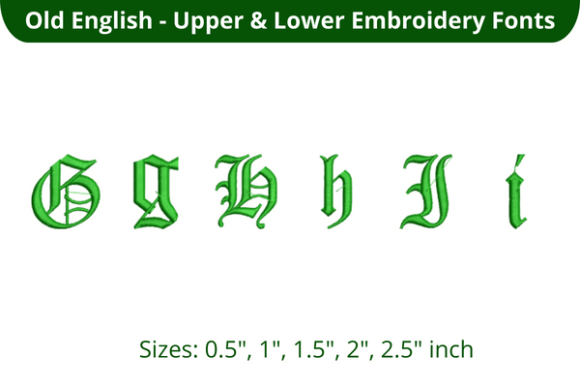 Old English Font GHI Review
