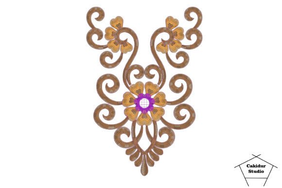 Purple Core Vintage Embroidery
